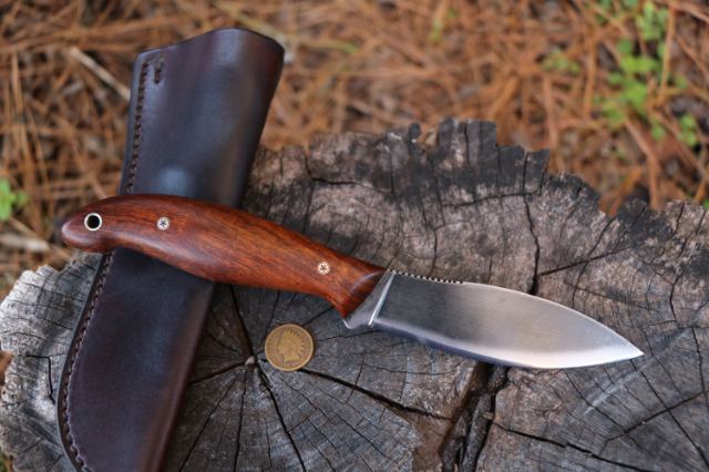 Jack Pine Special, Willow Knife, Custom Hunting Knives, Lucas Forge, Canadian Belt Knife