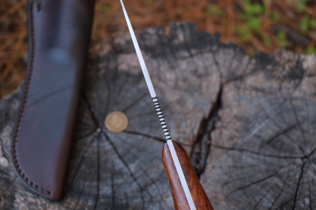 Jack Pine Special, Willow Knife, Custom Hunting Knives, Lucas Forge, Canadian Belt Knife