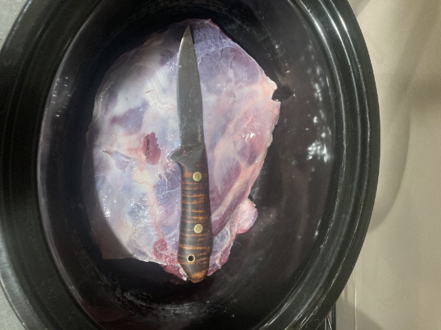 NE Deer Hunting, Lucas Forge, Custom Hunting Knives, Packer Knife