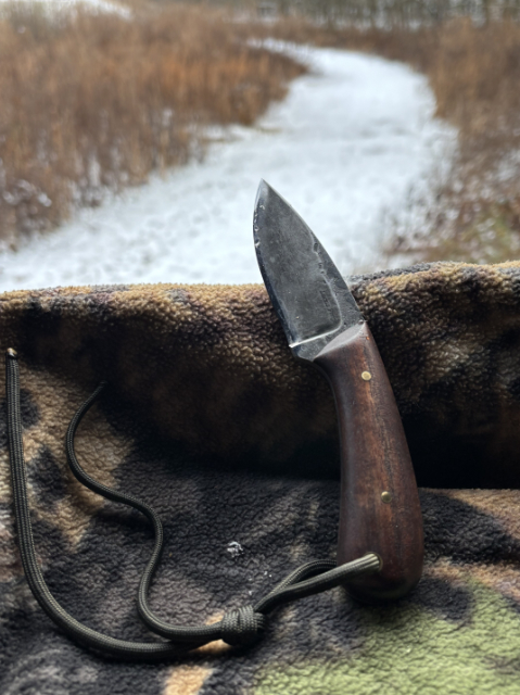Skinner Knife, Skinning Knife, Lucas Forge, Custom Hunting Knives, Hand Forged Knives