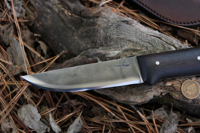 Kephart, Kephart Knife, Lucas Forge, Custom Hunting Knives, Straight Blade Kephart
