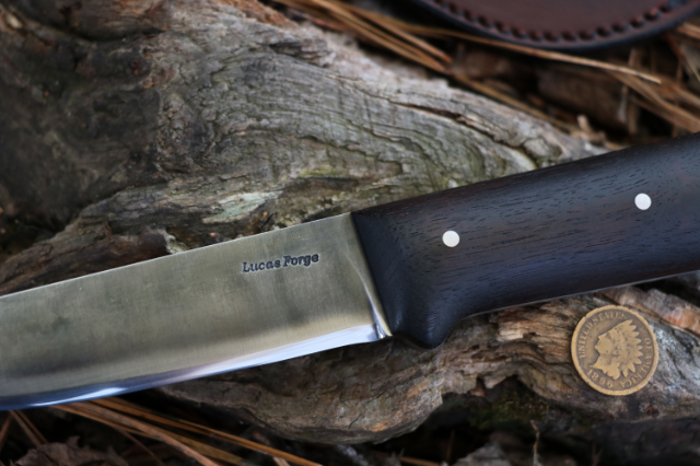 Kephart, Kephart Knife, Lucas Forge, Custom Hunting Knives, Straight Blade Kephart