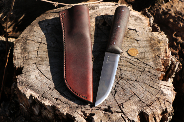 Kephart, Kephart Knife, Lucas Forge, Custom Hunting Knives, Straight Blade Kephart