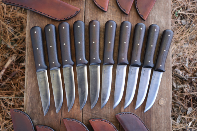 Kephart, Kephart Knife, Lucas Forge, Custom Hunting Knives, Straight Blade Kephart