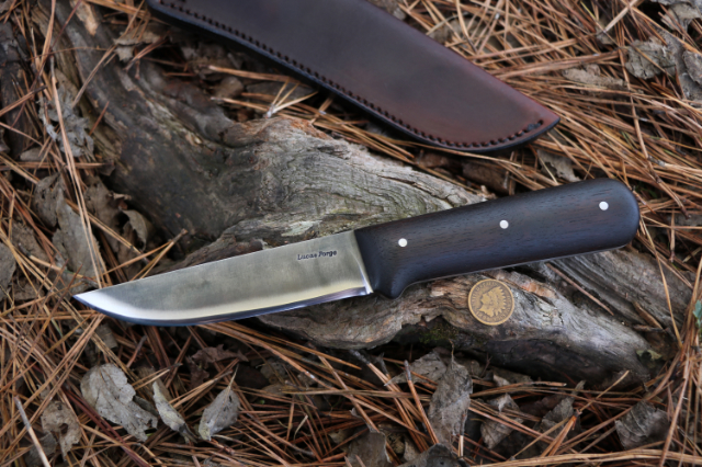 Kephart, Kephart Knife, Lucas Forge, Custom Hunting Knives, Straight Blade Kephart