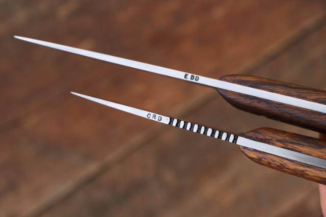 Aged Oak Custom Knives, Lucas Forge, Custom Knife Set, Custom Hunting Knives, ProSkinner, Frontier Knives, USA Made Knives