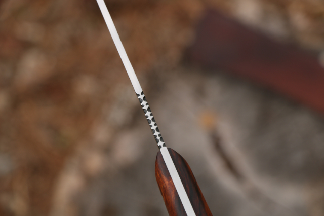 Hammer Forged Hunting Knife, Hunting Knife, Custom Hunting Knives, Powder River Knife, Elk Hunting Knife, Ironwood Handled Knife, High Carbon Steel Knife, Lucas Forge