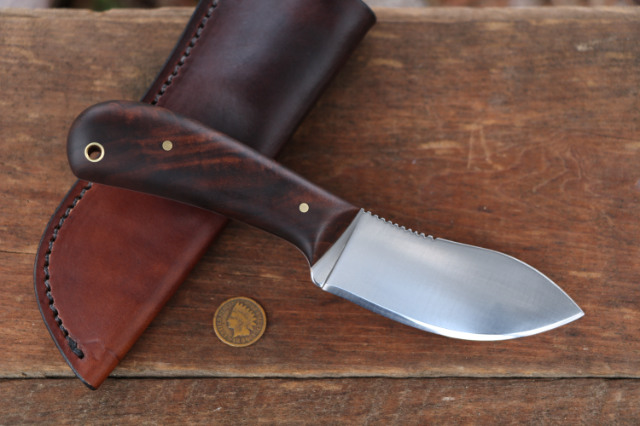 Woodsman Jr., Woodsman Nessmuk, Nessmuk Knife, Lucas Forge Nessmuk, Hunting Knives, Small Hunting Knives, High Carbon Steel Knives