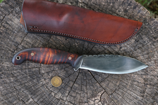 Jack Pine Special, Willow Leaf Knife, Canadian Belt Knife, Hunting Knife, Lucas Forge