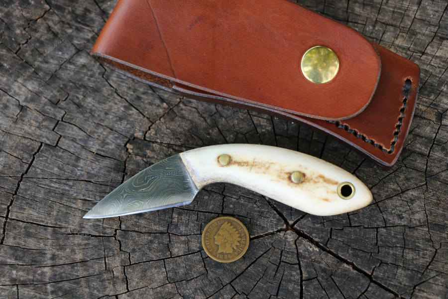 Zipper Desk Knife, Desk Knife, Custom Letter Opener, Damascus Desk Knife, Custom Hunting Knives