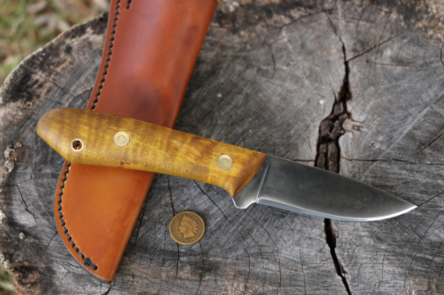 Lucas Forge, Packer Knife, Pack Knife, Custom Hunting Knives, Belt Knives