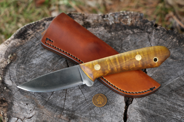 Lucas Forge, Packer Knife, Pack Knife, Custom Hunting Knives, Belt Knives