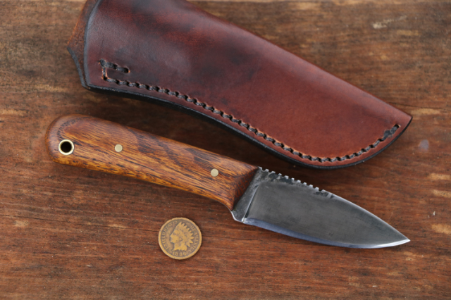 Hammer Forged Knife, Lucas Forge, Hunting Knives, Small Hunting Knives, Small Frontier, USA Made Knives