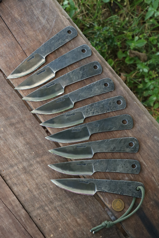 EDC Knife, EDC Blade, Hammer Forged EDC, Lucas Forge, Custom Hunting Knives, Small Custom Knife, Forged Knife, Frontier Knife